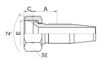 JIC sēdekļa šļūtenes stiprinājums